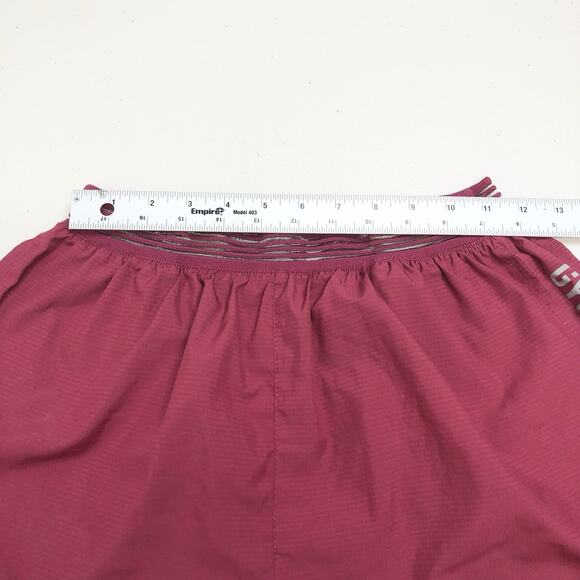 Gymshark Mesh Waits Running Shorts Women’s Sz Large Deep Red Lightweight - Picture 3 of 6